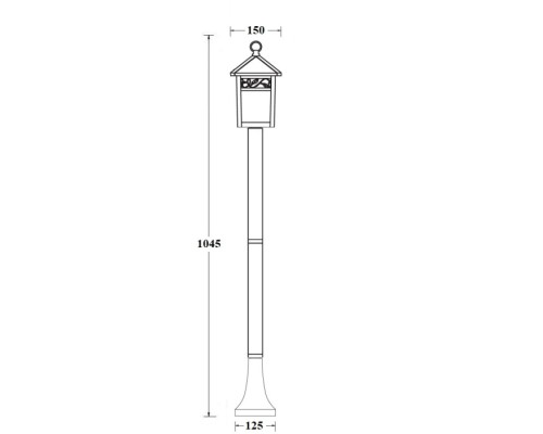 Наземный фонарь KRAKOV 2 87306 Gb Oasis Light Наземный фонарь KRAKOV 2 87306 Gb Oasis Light