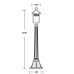 Наземный фонарь KRAKOV 2 87307 Gb Oasis Light