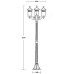 Наземный фонарь KRAKOV 2 87308B Gb Oasis Light