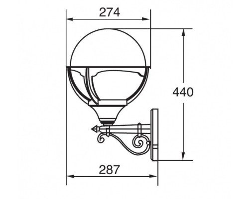 Настенный фонарь уличный 88101 Bl Oasis Light Настенный фонарь уличный 88101 Bl Oasis Light