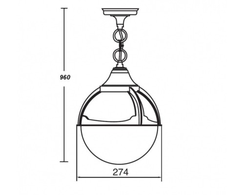 Уличный светильник подвесной 88105 Bl Oasis Light Уличный светильник подвесной 88105 Bl Oasis Light