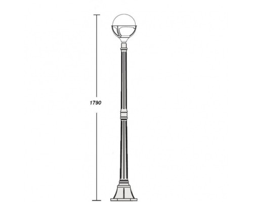 Наземный фонарь 88108 Bl Oasis Light Наземный фонарь 88108 Bl Oasis Light