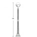 Наземный фонарь 88108 Bl Oasis Light