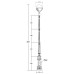 Наземный фонарь GENOVA 88110/E7 Bl Oasis Light