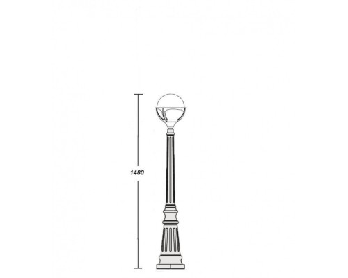 Наземный фонарь 88111 Bl Oasis Light Наземный фонарь 88111 Bl Oasis Light