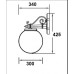 Настенный фонарь уличный 88202L Bl Oasis Light