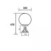Наземный фонарь 88204L Bl Oasis Light