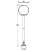 Наземный фонарь 88206S Bl Oasis Light