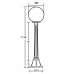 Наземный фонарь 88207L Bl Oasis Light