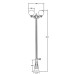 Наземный фонарь GLOBO L 88210LA B2 Bl Oasis Light