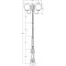 Наземный фонарь GLOBO L 88210LA/10A/E7 Bl Oasis Light