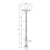 Наземный фонарь GLOBO L 88210LA/E7 Bl Oasis Light