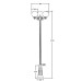 Наземный фонарь GLOBO L 88210LB B2 Bl Oasis Light