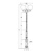 Наземный фонарь GLOBO L 88210LB/E7 Bl Oasis Light