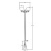 Наземный фонарь GLOBO S 88210SA B2 Bl Oasis Light