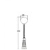 Наземный фонарь 88211L Bl Oasis Light