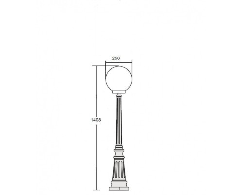 Наземный фонарь 88211S Bl Oasis Light Наземный фонарь 88211S Bl Oasis Light