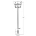 Наземный фонарь St.LOUIS L 89110LB B2 Bl мат/тр Oasis Light