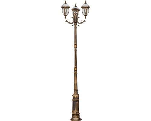 Наземный фонарь St.LOUIS L 89110LB/16/E7 Gb мат/тр Oasis Light Наземный фонарь St.LOUIS L 89110LB/16/E7 Gb мат/тр Oasis Light