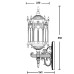 Настенный фонарь уличный DELI L 89901L/08 Bl Oasis Light