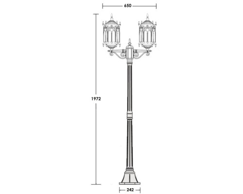 Наземный фонарь DELI L 89908LA Bl Oasis Light Наземный фонарь DELI L 89908LA Bl Oasis Light