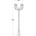 Наземный фонарь DELI L 89909LA Bl Oasis Light