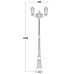 Наземный фонарь DELI S 89909SA Bl Oasis Light