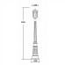 Наземный фонарь 89911L Bl Oasis Light