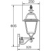 Настенный фонарь уличный FARO-FROST L 91101fL Bl Oasis Light