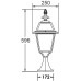 Наземный фонарь FARO-FROST L 91104fL Bl Oasis Light