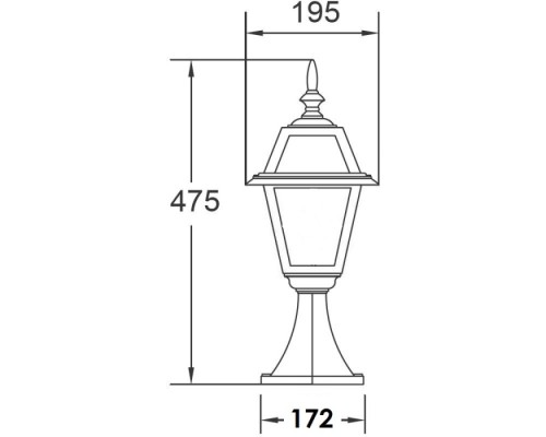 Наземный фонарь FARO-FROST S 91104fS Bl Oasis Light Наземный фонарь FARO-FROST S 91104fS Bl Oasis Light