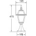 Наземный фонарь FARO-FROST S 91104fS Bl Oasis Light