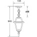 Уличный светильник подвесной FARO-FROST S 91105fS Bl Oasis Light