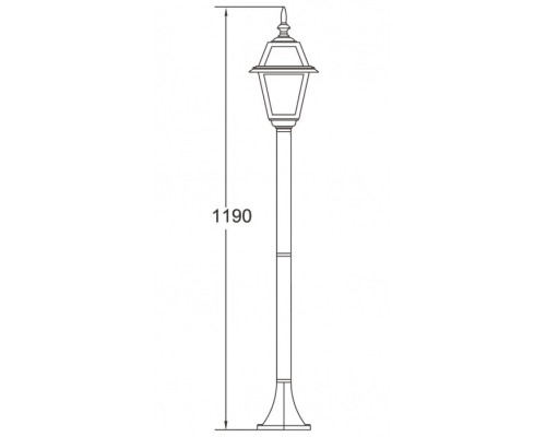 Наземный фонарь 91106 lgG Bl Oasis Light Наземный фонарь 91106 lgG Bl Oasis Light