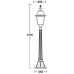 Наземный фонарь FARO-FROST L 91107fL Bl Oasis Light