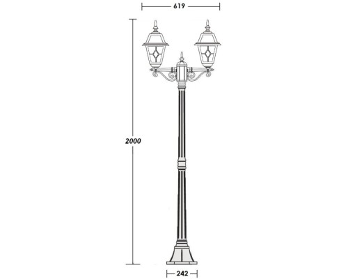 Наземный фонарь FARO lead GLASS 91108A lgG Bl Oasis Light Наземный фонарь FARO lead GLASS 91108A lgG Bl Oasis Light