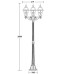 Наземный фонарь FARO 91108B Bl Oasis Light