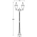 Наземный фонарь FARO-FROST L 91108fLA Bl Oasis Light