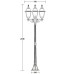 Наземный фонарь FARO-FROST L 91108fLB Bl Oasis Light
