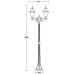 Наземный фонарь FARO-FROST S 91108fSA Bl Oasis Light