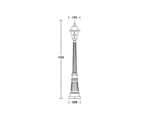 Наземный фонарь 91111 lgY Bl Oasis Light Наземный фонарь 91111 lgY Bl Oasis Light