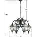 Уличный светильник подвесной FARO-FROST S 91170fS/6/16 Bl Oasis Light