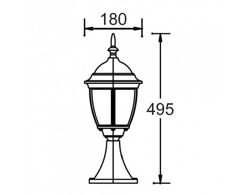 Наземный фонарь 91204S Gb Oasis Light Наземный фонарь 91204S Gb Oasis Light