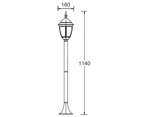 Наземный фонарь 91206S Gb Oasis Light Наземный фонарь 91206S Gb Oasis Light