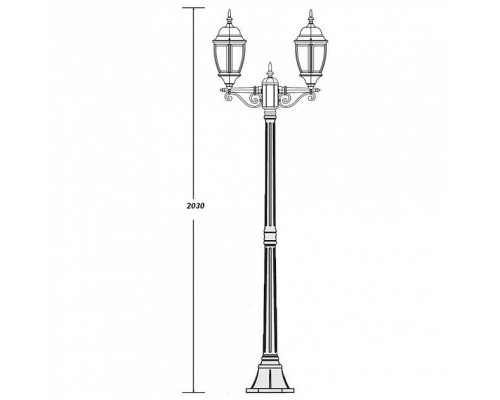 Наземный фонарь 91208LA Gb Oasis Light Наземный фонарь 91208LA Gb Oasis Light