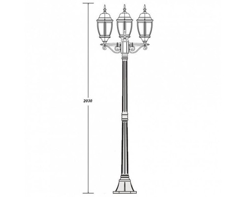 Наземный фонарь 91208LB Gb Oasis Light Наземный фонарь 91208LB Gb Oasis Light