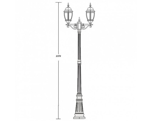 Наземный фонарь 91209LA Bl Oasis Light Наземный фонарь 91209LA Bl Oasis Light