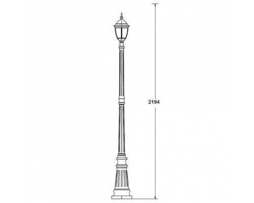 Наземный фонарь 91209S Gb Oasis Light Наземный фонарь 91209S Gb Oasis Light
