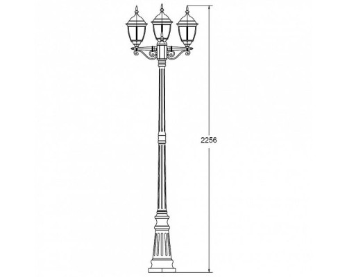 Наземный фонарь 91209SB Gb Oasis Light Наземный фонарь 91209SB Gb Oasis Light