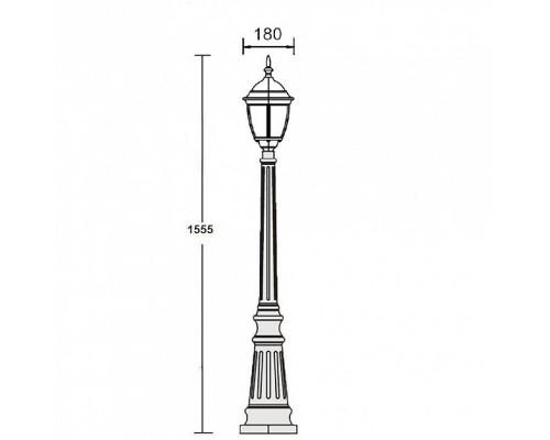 Наземный фонарь 91211S Gb Oasis Light Наземный фонарь 91211S Gb Oasis Light